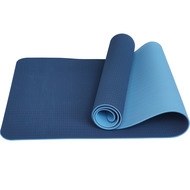 E33583 Коврик для йоги ТПЕ 183х61х0,6 см (синий/голубой), 10017392, КОВРИКИ