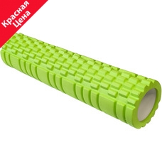 E29390 Ролик для йоги (зеленый) 61х14см ЭВА/АБС