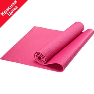 HKEM112-03-PINK Коврик для йоги, PVC, 173x61x0,3 см (розовый), 10019491, PVC/ПВХ