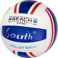 E33541-1 Мяч волейбольный (синий), PVC 2.5, 250 гр, машинная сшивка, 10020077, Волейбольные мячи
