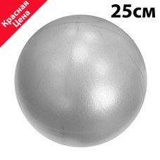 E39139 Мяч для пилатеса 25 см (серебро)