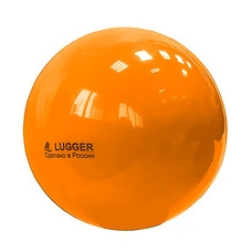 Мяч для художественной гимнастики однотонный, d=19 см (оранжевый)