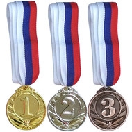 F18531 Медаль 3 место  (d-5 см, лента триколор в комплекте), 10014104, 15. НАГРАДНАЯ ПРОДУКЦИЯ